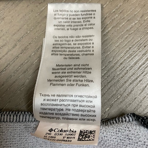 Columbia Women’s Sportswear Gray Long Sleeve Funnel Neck Pullover Size Small - Picture 14 of 14